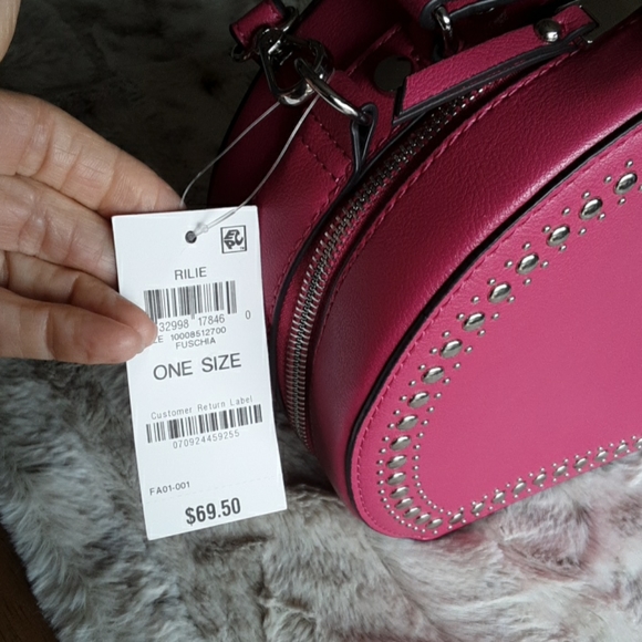 INC Rilie Crossbody Bag BARBIE PINK, NWT - Picture 14 of 14